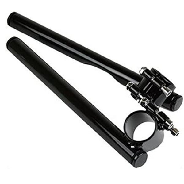 セパレートハンドル 25.4mmφ39 ディンプル有 黒