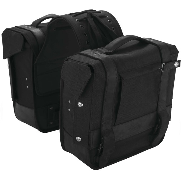 Voyager スローオーバー サドルバッグ 黒