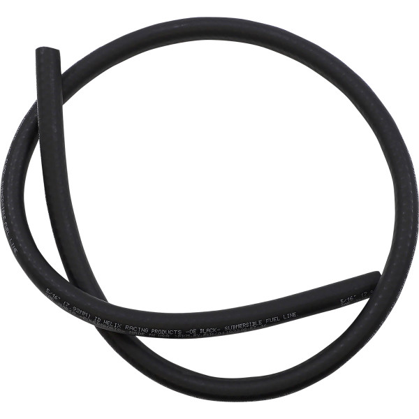 フューエル ライン 水中用 ゴム製 5/16インチ x 3フィート 黒