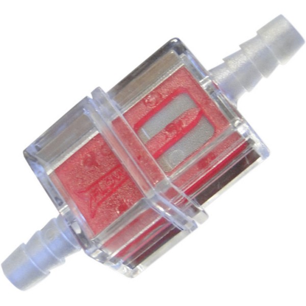 フューエルフィルター 1/4インチ 赤 21個入り