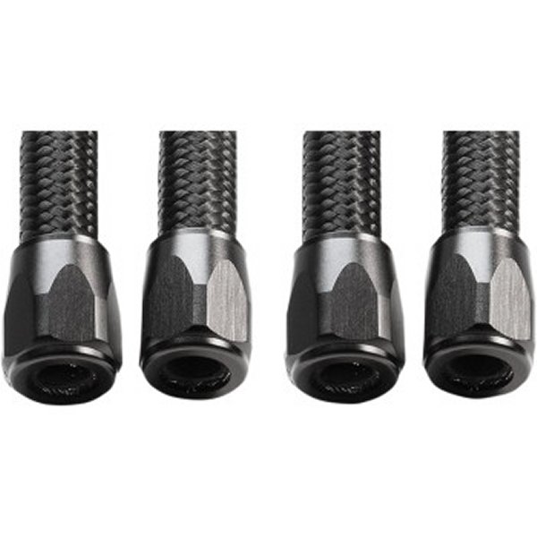 ホースフィニッシャー 3/8インチ(9.5mm) (4個入り) 黒