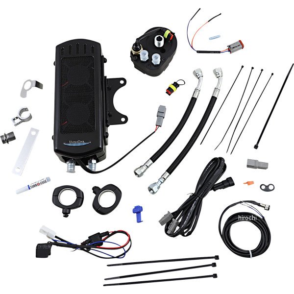 サイドマウント オイルクーラー 黒