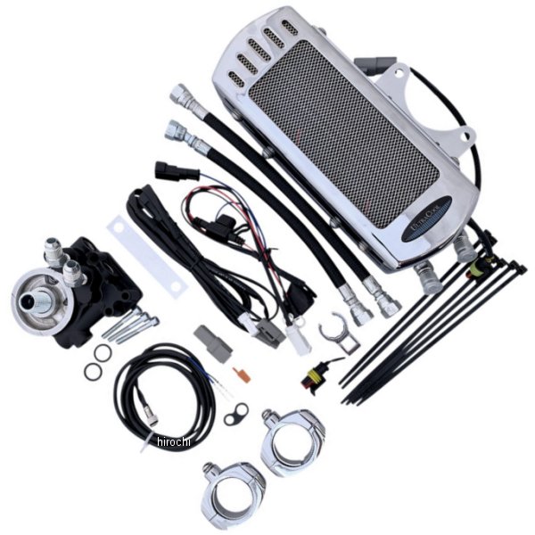 DUALFAN オイルクーラー クローム