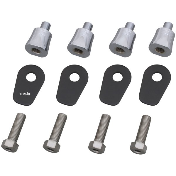 ポッシュ POSH HGボルトオンステーセット ZRX1200R/400/1100/1100II、ZR-7 メッキ