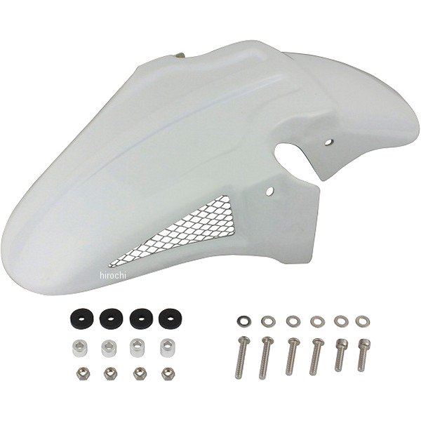 フロントフェンダー 3D-TECH 08年以前 ZRX1100/1200 白ゲルコート