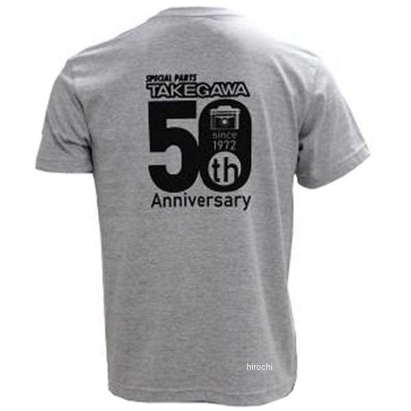 50周年Tシャツ Cデザイン グレー Lサイズ