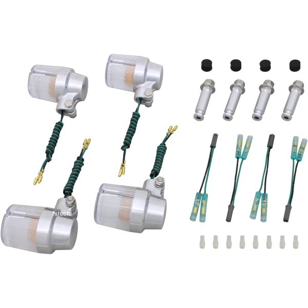 ウインカーセット スーパーバイク 98年 GSX400 インパルス バフ/クリア