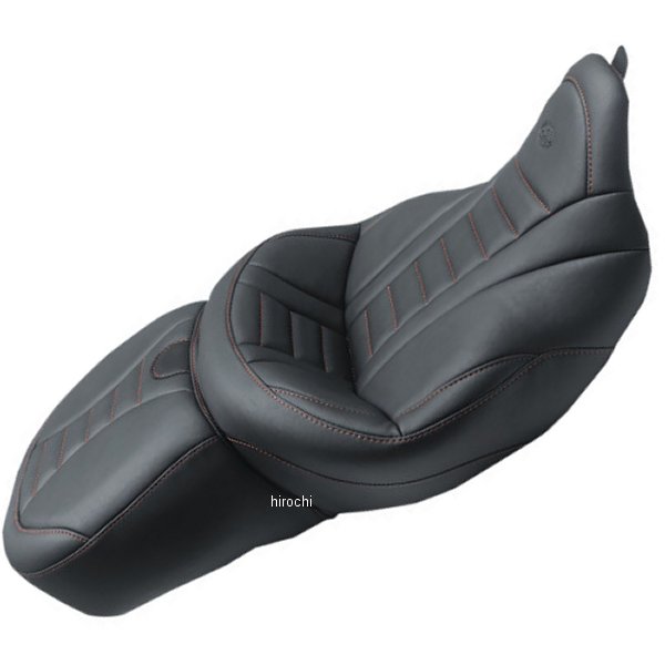 シート デラックス ツーリング 08年-21年 ツーリング 黒/赤ステッチ