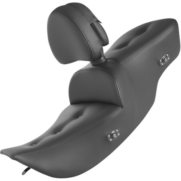 ロードソファー ヒートシート 06年 ハーレー FLHX バックレスト有 黒