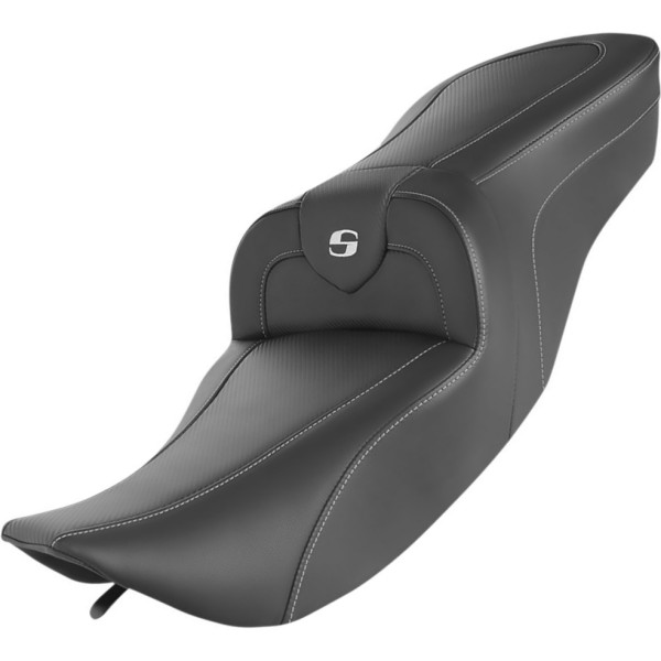 ロードソファー シート 06年 ハーレー FLHX バックレスト有 黒