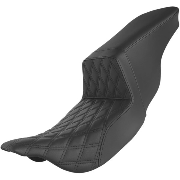 ステップアップシート 09年-13年 ハーレー FLHTCUTG バックレスト無 黒