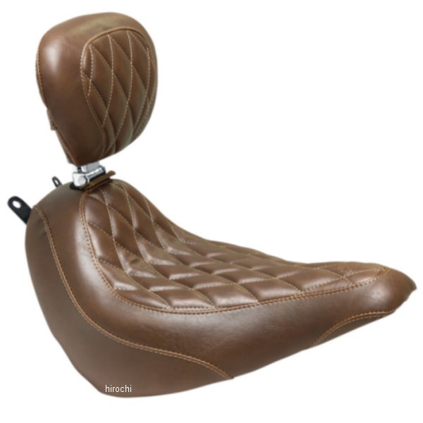 83004  シート ソロ Tripper FLDE 茶 ダイヤモンド/バックレスト付き