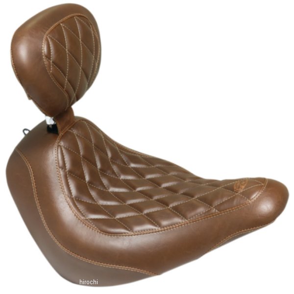 83040  シート ソロ Tripper FLSB 茶 ダイヤモンド/バックレスト付き