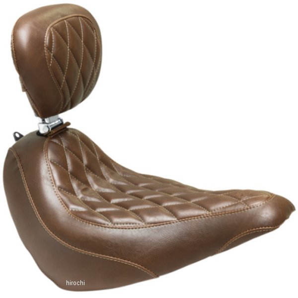 【セール特価】 83052  シート ソロ Tripper FLSL 茶 ダイヤモンド/バックレスト付き
