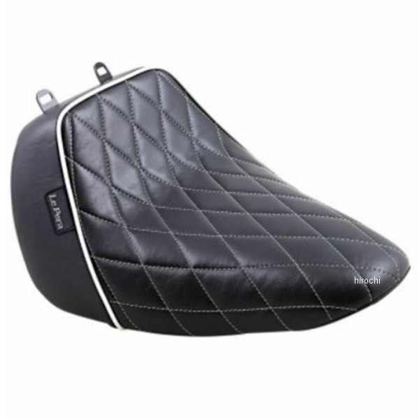 ベアボーン ソロ シート ダイヤモンドステッチ ホワイトパイピング 18年-22年 FLFB、FLFBS