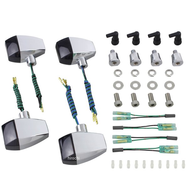 ポッシュ POSH ウインカーキット ZRタイプ スタンダード GSX1400 イナズマ1200/400 メッキ/スモーク