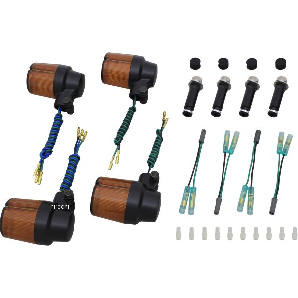 ウインカーセット スーパーバイク GSX1400 黒/オレンジ