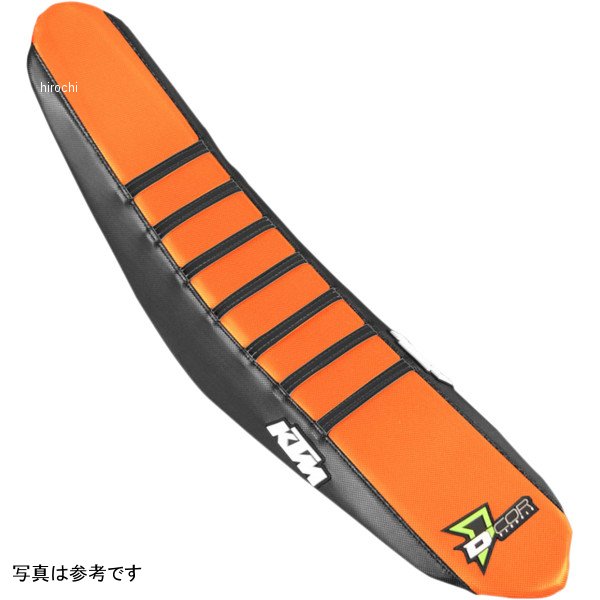 シートカバー 16年-18年 KTM 125 SX-F 黒/オレンジ