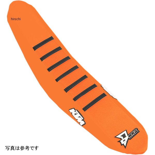シートカバー 16年-18年 KTM 125 SX-F 黒/オレンジ