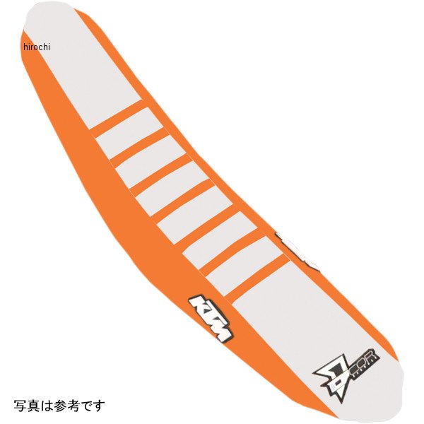 シートカバー 19年-21年 KTM 125 SX オレンジ/白