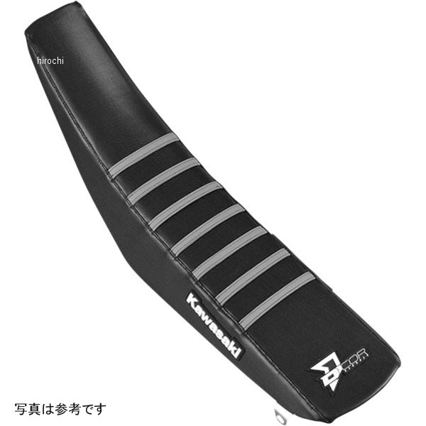 シートカバー 03年-20年 KLX 110 黒/グレー