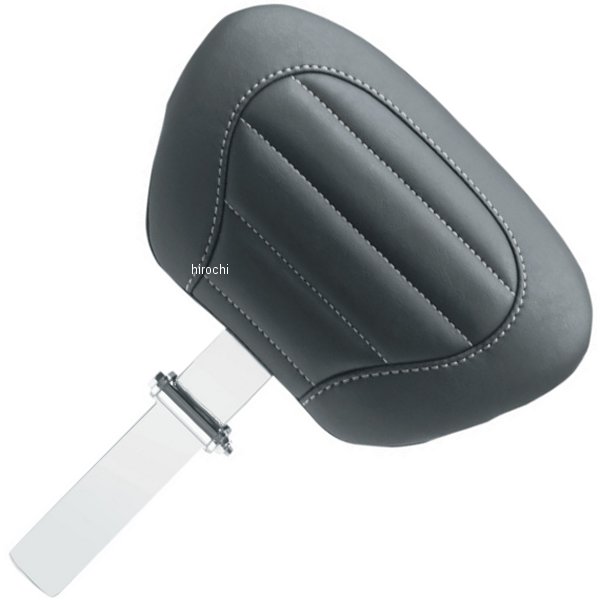 ドライバー バックレスト デラックス ツーリング 黒/グレーステッチ