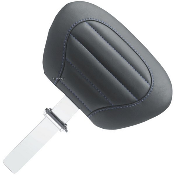 ドライバー バックレスト デラックス ツーリング 黒/青ステッチ