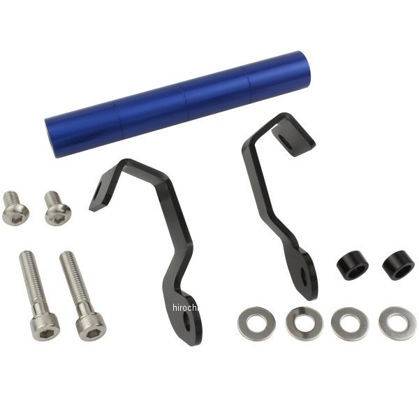 ポッシュ POSH スマートフォンホルダーマウントステー 18年-23年 GSX-R125専用 青