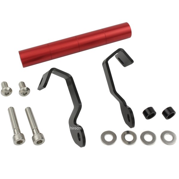 ポッシュ POSH スマートフォンホルダーマウントステー 18年-23年 GSX-R125専用 赤