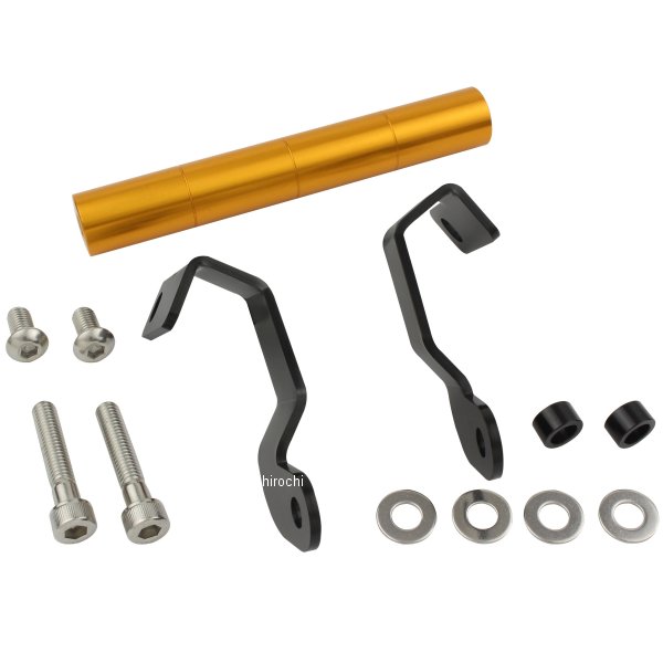 ポッシュ POSH スマートフォンホルダーマウントステー 18年-23年 GSX-R125専用 ゴールド