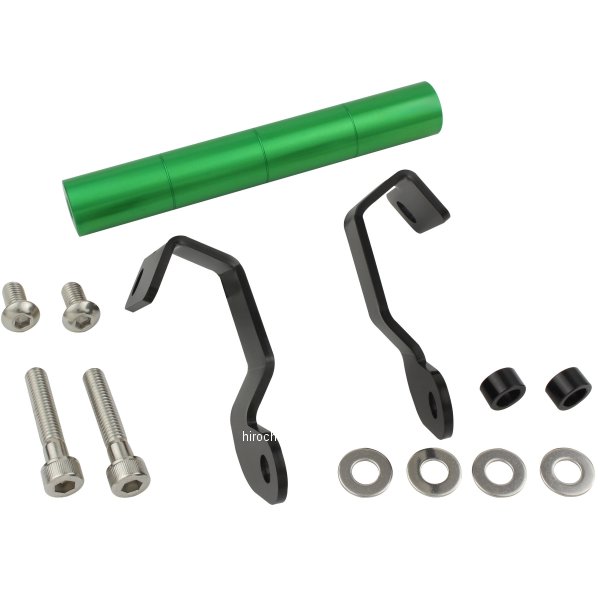 ポッシュ POSH スマートフォンホルダーマウントステー 18年-23年 GSX-R125専用 ライムグリーン