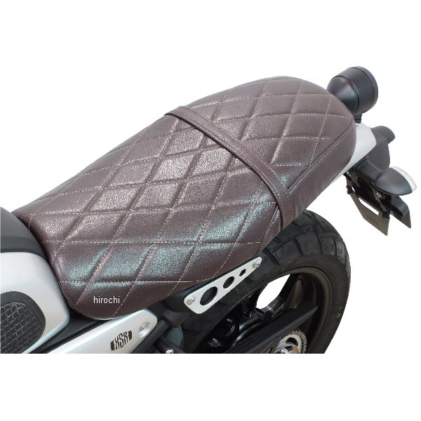 クッションシートカバー XSR125、XSR155 ダイヤモンドステッチ/ブラウン