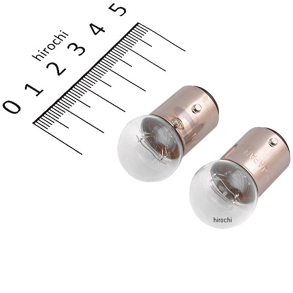 ウインカーバルブ G18型補修用バルブセット 12V23W-8W 2個入り クリア