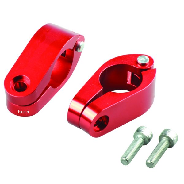 クイックリリースブレース 22.4mmクランプ 2個入り 赤