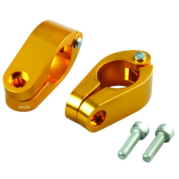 クイックリリースブレース 22.4mmクランプ 2個入り ゴールド