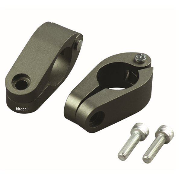 クイックリリースブレースクランプ マットチタン 2個