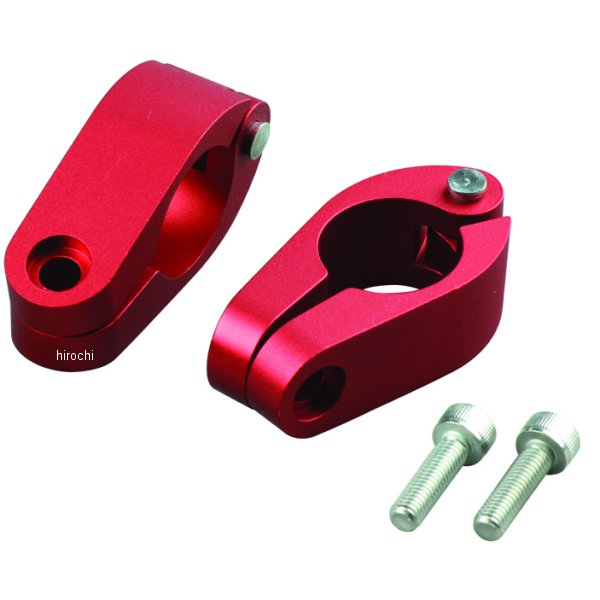 クイックリリースブレースクランプ マットレッド 2個