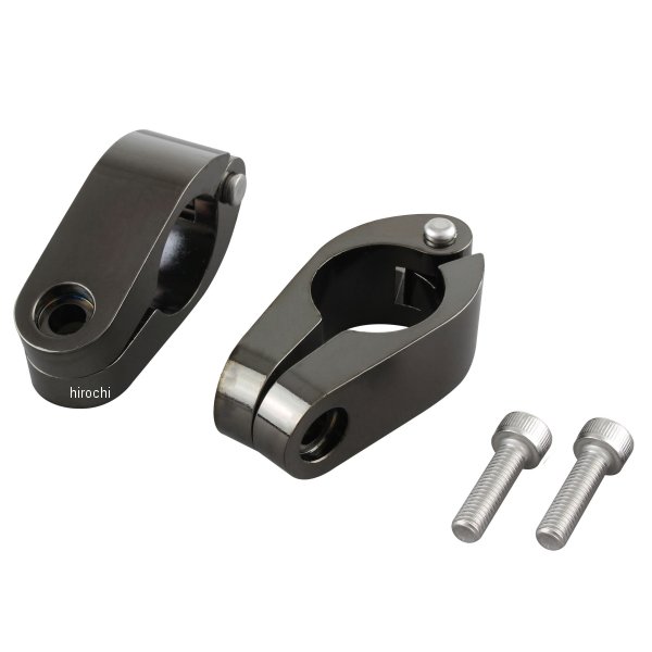 クイックリリースブレース 22.4mmクランプ 2個入り ブラッククローム