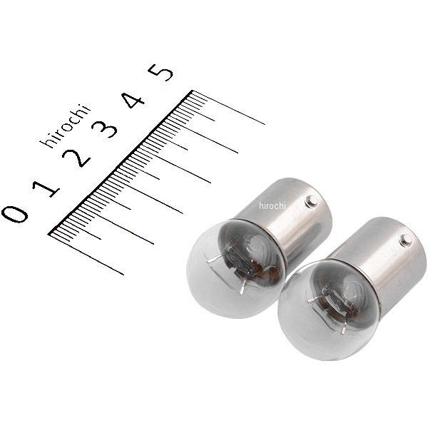 ウインカーバルブ G18型補修用バルブセット 12V15W 2個入り クリア