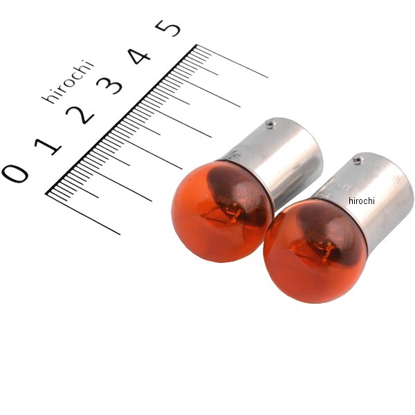 ウインカーバルブ G18型補修用バルブセット 12V15W 2個入り オレンジ