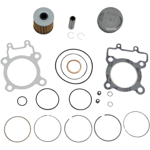 トップエンド補修キット 0.25mmオーバーサイズ 98年-02年 カワサキ KLF 220 Bayou
