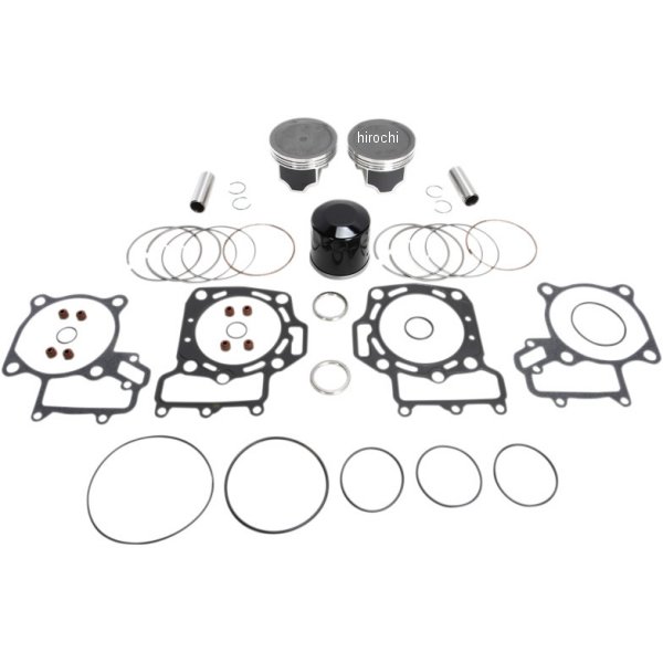 トップエンド補修キット 0.5mmオーバーサイズ 05年-11年 カワサキ KVF 750 Brute Force 4x4