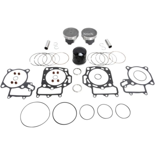 トップエンド補修キット 1mmオーバーサイズ 05年-11年 カワサキ KVF 750 Brute Force 4x4