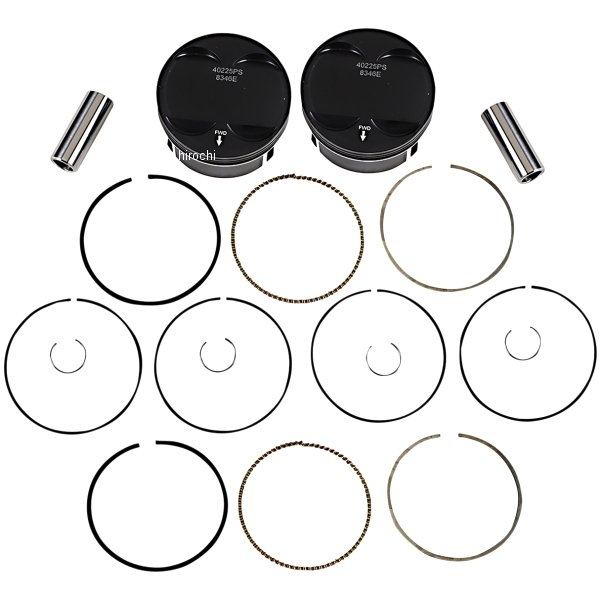 ピストン キット ブラックエディション 128cui 4.250インチボア ハーレー M8 CVO