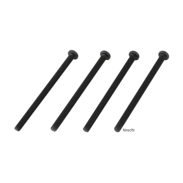 スーパーバイクタイプウインカー補修用 レンズビス（ステンレス製/4本入） ブラック