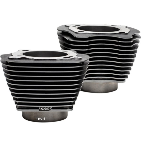 【セール特価】 シリンダー 4.25" M8 ハイライトフィン ブラック