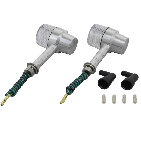 ポッシュ POSH ミドルマシンドウインカースーパーバイク スーパーロングステー シングル球 シルバー/クリア