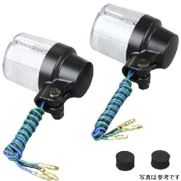 S･B バルブ無し ダブル球 2個入り 黒/クリア