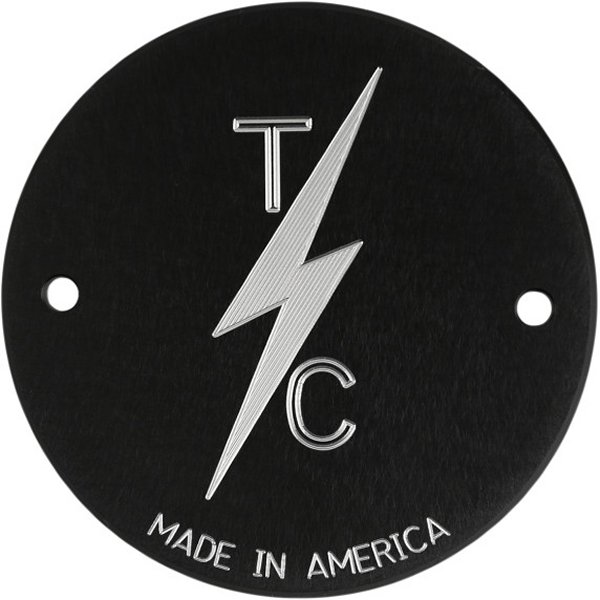 Thrashin Supply ポイントカバー 04年以降 XL クラシック 黒アルマイト