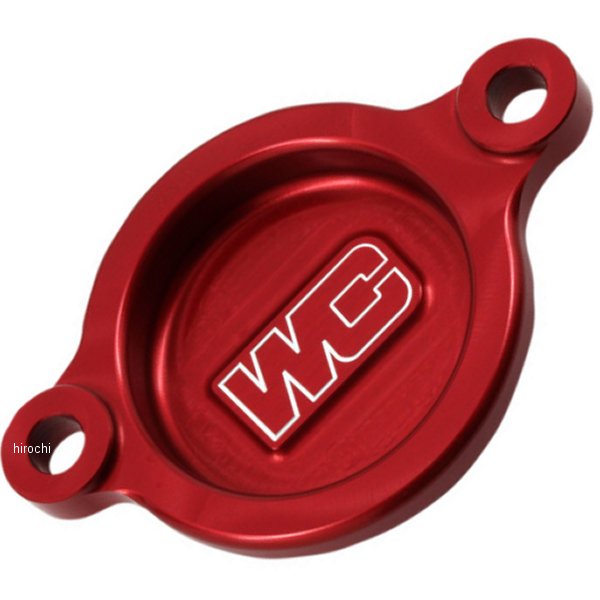 オイルフィルター カバー 18年-22年 CRF250R 赤